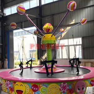 Parc d'attractions intérieur pour enfants, trampoline sautant à l'élastique pour 6 personnes - Product Image 3
