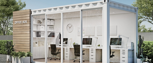 Bureau prêt à l'emploi avec équipements intégrés <span class=keywords><strong>Conteneur</strong></span> de bureau de 20 pieds - Product Image 2