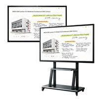 Pantalla Interactiva Electrónica para Conferencias de 75 a 100 Pulgadas, 4K UHD, Sistema Operativo Dual Android/Windows, Pantalla Táctil Inteligente de 20/40 Puntos para Reuniones