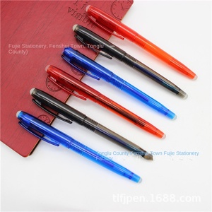 Pulpen isi ulang netral yang dapat dihapus untuk iklan plastik lebar menulis 0.5mm pena iklan cetak - Product Image 3