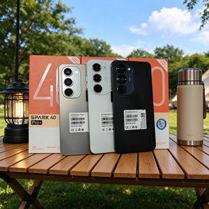 Grand écran et batterie longue durée, Spark40pro plus, téléphone portable grand écran, charge 45W, caméra arrière 50MP, caméra avant 32MP, 12 Go, 512 Go, double SIM. - Product Image 4