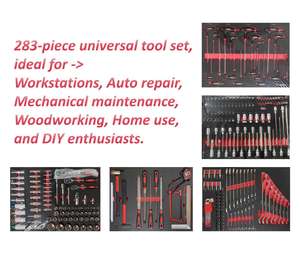Armoire à outils 283 pièces ensemble d'outils de mécanique personnalisable atelier de <span class=keywords><strong>garage</strong></span> OEM CR-V en acier mobile robuste à 7 tiroirs - Product Image 6