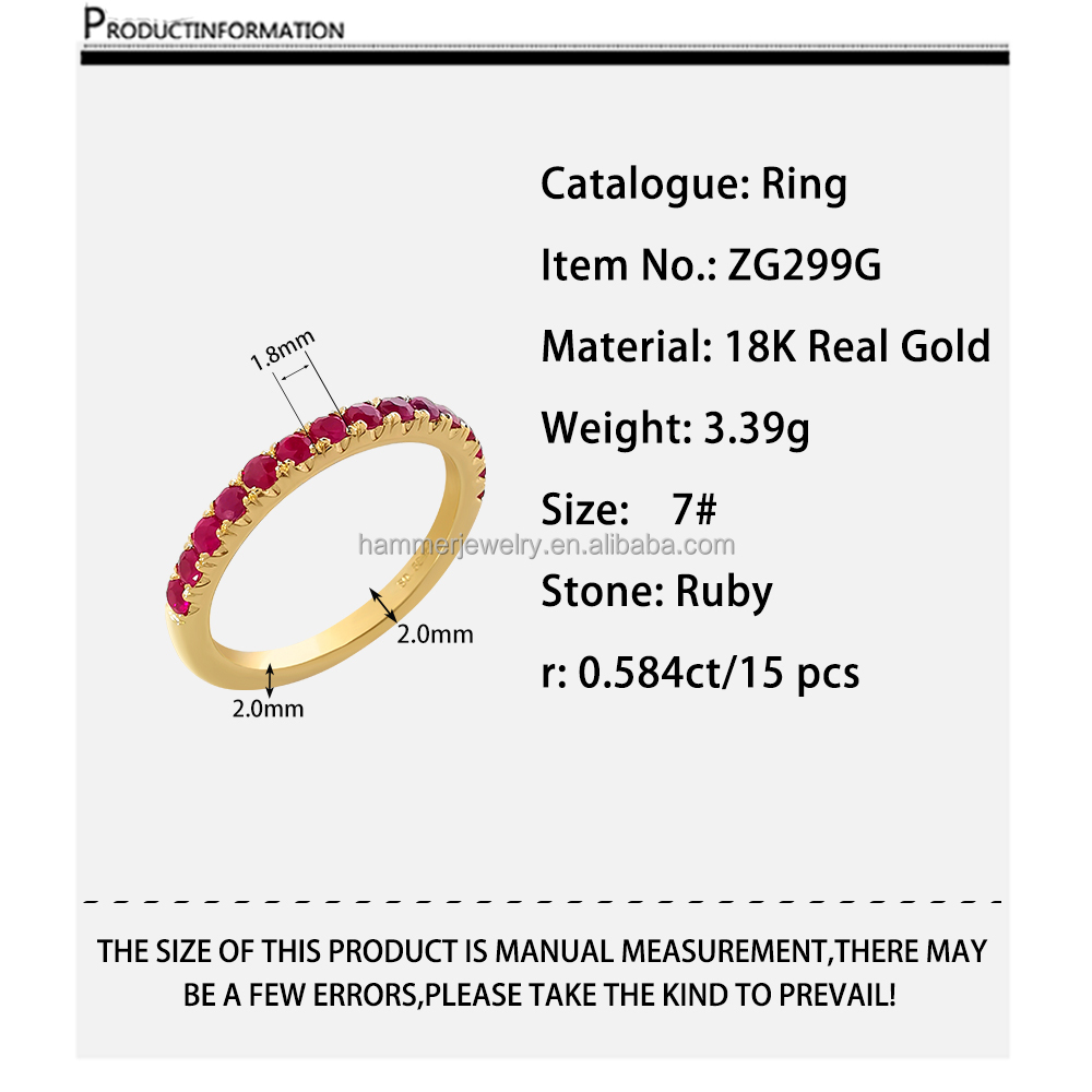 18K+Rubino ZG299G