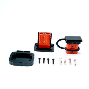 Çift Kutuplu <span class=keywords><strong>50A</strong></span> Akü Güç Konektörü Kiti, Toz Kapağı Braketi ile - Product Image 4