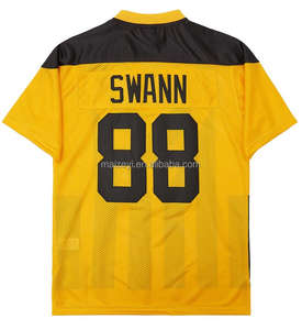 Meilleure qualité #12 Terry Bradshaw #43 Troy Polamalu #36 Jerome Bettis #86 Hines Ward Gold 1994 Throwback Maillot de football américain - Product Image 3