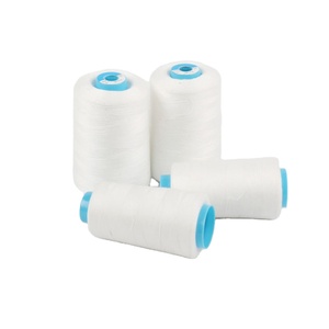 ด้ายเย็บผ้าไวนิลละลายน้ำได้1500เมตรสีขาวดิบ20องศา NE 40S/2 PVA - Product Image 5