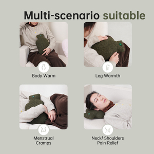 Chauffe-mains électrique USB portable en graphène pour l'hiver avec 3 réglages de température et compresse chaude chauffante - Product Image 2