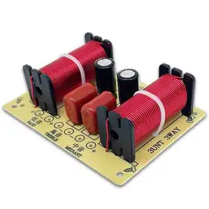 3路扬声器音频交叉电路扬声器高音中音低音滤波器改装模块分频器附件