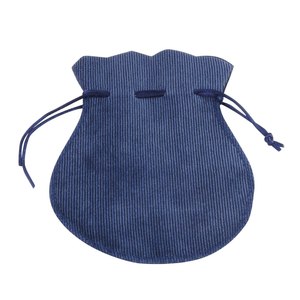 Zaini con Coulisse a Forma di Sacco in Corduroy Blu 100x120 - Product Image 1