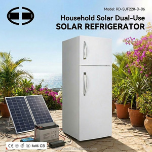 Congélateur coffre solaire Z 220L DC 12V/24V AC double alimentation, économie d'énergie, pour usage domestique, hors réseau et commercial - Product Image 1