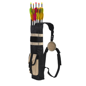 Namvo Pochette De Tir à L'Arc Portable - Sac Rangement Flèches Multifonction - Jusqu'à 40 Flèches