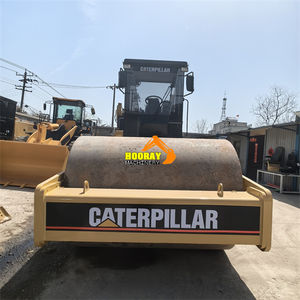 รถบดถนนแบบสั่นสะเทือนสองลูกกลิ้ง Caterpillar CAT CS-583D มือสอง รุ่นปี 2018 กำลัง 129 กิโลวัตต์ สินค้าขายดี มีสต็อกพร้อมส่ง - Product Image 1