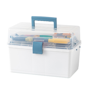 Transparent Plastic Maintenance Tool Box Portable Electrical Hardware Screw Storage Box Plastic Bin Storage