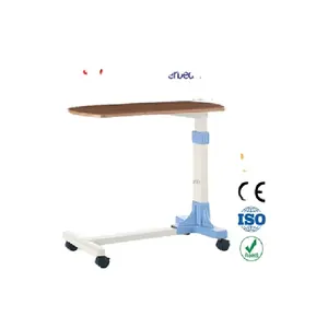 HF-32 ABS hospital movable over bed table, hospital bed dining table, hospital bed tray