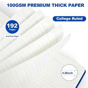 Carnet A5 en cuir PU ligné, 192 pages numérotées, papier sans acide 100 g/m², avec élastique, pour les affaires - Product Image 4