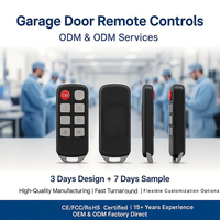 Control Remoto RF Clonado CHJ 003 KB-D4 433MHz D4, Transmisor de 4 Botones, Alcance de 100m, Automatización del Hogar Universal