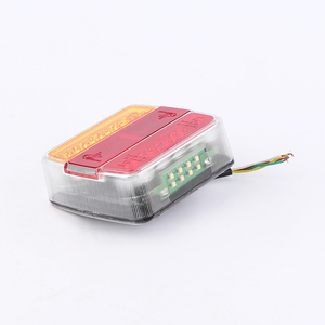 <span class=keywords><strong>Feu</strong></span> arrière rectangulaire LED 12V rouge/orange à prix avantageux pour camion - Product Image 5