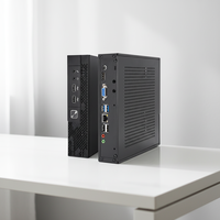 Mini PC i3 5005U Mendukung Win10 Linux Ubuntu X86 Komputer Desktop Mikro DDR3 mSATA SSD PC Kantor Murah untuk Sekolah Bisnis