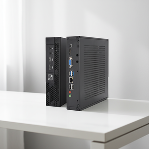 Mini <span class=keywords><strong>PC</strong></span> i3 5005U compatible avec Win10, Linux, Ubuntu, ordinateur de bureau micro X86, DDR3, mSATA SSD, <span class=keywords><strong>PC</strong></span> de bureau économique pour l'école et les entreprises - Product Image 1