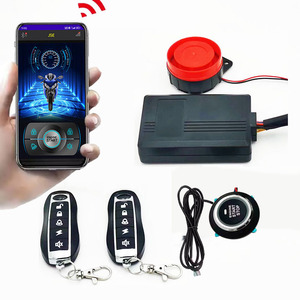 Alarme de moto étanche avec système anti-hijacking, 2 télécommandes, klaxon 120 dB et contrôle via application - Product Image 1
