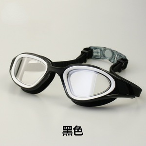Swimming Goggles Anti Fog Waterproof Pc Lens Orange <b>Black</b> <b>Frame</b> Adult Unisex - Product Image 3