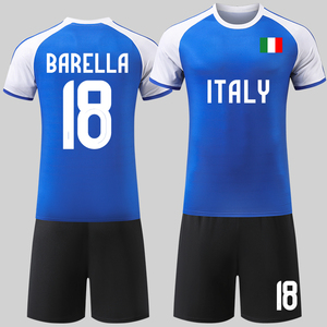 Stagione 26 Argentina # Gilet da tifoso da uomo Francia 10 # 10 Germania # 13 Brasile # 10 Italia # 18. Gilet Personalizzabile con Stampa Digitale per Squadre - Product Image 1