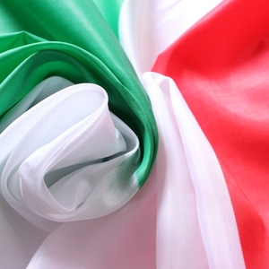 Tela de poliéster semielástica de color rojo, verde y blanco, para Bandera de Iran, Italia y México - Product Image 5