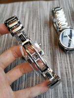 Nouvelle montre à quartz tendance pour couple, style simple et élégant, avec cadran de 40 mm, boîtier en alliage, fenêtre de cadran en verre, affichage par aiguilles