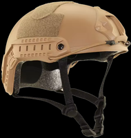 Casque tactique portable MOON FB02 CS en ABS, personnalisable avec logo, pour les jeux en plein air et la parachutisme