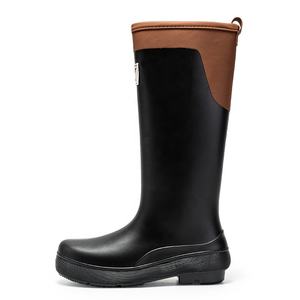 أحذية علكة نسائية مقاومة للماء سميكة مقاومة للاهتراء لمطبخ وصيد أسماك ولينغتون - Product Image 1