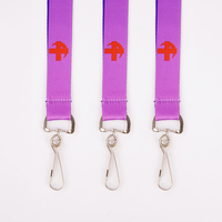 Logo kustom ramah lingkungan cetak kustom penggunaan sehari-hari Lanyard poliester/nilon/tahan air pemegang telepon dompet pergelangan tangan leher manik Guru