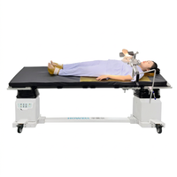Système de table chirurgicale modulaire en fibre de carbone style Jackson, double colonne, radiolucent à 360° pour l'imagerie des traumatismes de la colonne vertébrale