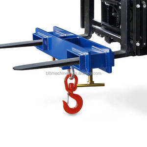 BTB BTB-FH Treuil de levage robuste monté sur <span class=keywords><strong>fourche</strong></span>, capacité de 3 tonnes, crochet pivotant en acier allié pour chantier de construction, directement sur site - Product Image 1