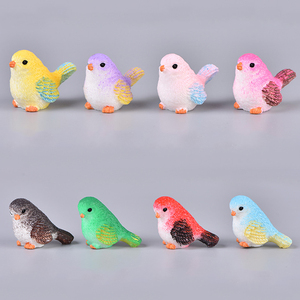 Colorful Cute <b>Bird</b> Resin Figurine Miniatures Mini Animal Charm Ornaments for Landscape <b>Decorations</b> DIY Accessories - Product Image 6