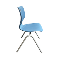 Meubles de bibliothèque scolaire, vente flash, chaise fixe de bibliothèque, chaise d'étudiant
