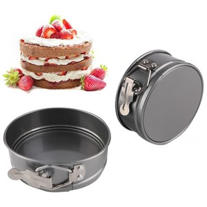 Round Springform Cake Mold 4 Inch Baking Pan For Chiffon Cake - Product Image 1