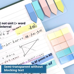 Étiquettes <span class=keywords><strong>adhésives</strong></span> personnalisées en gros, autocollants, prise de notes, signets auto-adhésifs, cahiers avec marqueurs de page - Product Image 4