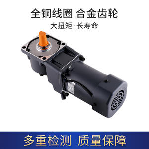 Motorreductor de CC con escobillas de ángulo recto ZD, 150 mm, con engranajes helicoidales, reducción de velocidad, instalación vertical - Product Image 4