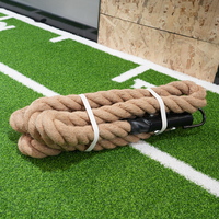 Cuerda de Escalada de Cáñamo Portátil Ecológica de Alta Calidad de 38 mm, Resistente, para Gimnasio y Ejercicio Físico