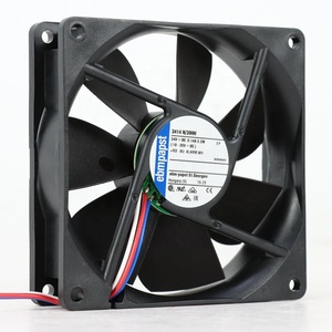 Ventilateur axial DC ebm-papst 3414N/39HH 24V 92mm, ventilateur de refroidissement industriel haute vitesse avec roulement à billes - Product Image 1