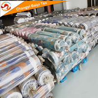 Ensemble de literie en tissu imprimé en dispersion tissé en 3D, vente en gros d'usine à bas prix, draps en tissu