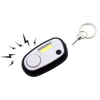Alarme de sécurité portable 120 dB avec LED, lampe torche porte-clés et avertisseur sonore, mini lampe de défense personnelle en plastique pour femmes et enfants