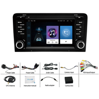 Estéreo para Auto de 7 Pulgadas y 2 Din para Audi A4 B7 B6 S4 RS4 Seat Exeo 2008-2012, Pantalla Táctil, WiFi, GPS, BT, Video, Audio, Radio para Auto Android