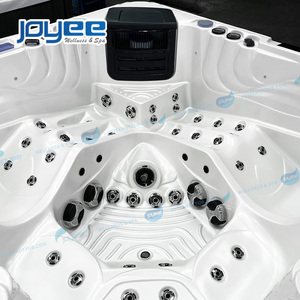 JOYEE Fabricant d'extérieur Jacuzzis OEM Chine Baignoires Usine <span class=keywords><strong>5</strong></span> <span class=keywords><strong>Personnes</strong></span> Trempage Bain à remous autoportant Tube Whirlpool - Product Image 5