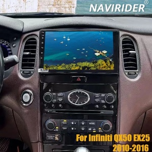 วิทยุติดรถยนต์ขนาด 9 นิ้ว รองรับ CarPlay สำหรับ Infiniti QX50 ปี 2013-2016 ระบบ Android 15 เครื่องเล่นมัลติมีเดียพร้อมจอภาพ วิดีโอ ระบบนำทาง GPS รับประกัน 1 ปี - Product Image 1