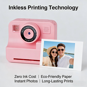 Draagbare Mini CMOS Digitale <span class=keywords><strong>Camera</strong></span> voor Kinderen vanaf 3 jaar, Direct Afdrukken, Veilige Inktloze Technologie, Educatief Speelgoed, MicroSD Opslag - Product Image 2