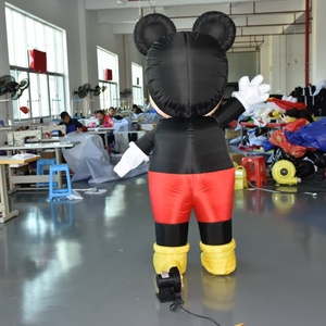 KeepFuns Mascotte Gonfiabile Gigante Personalizzata di Topolino, Modello Gonfiabile di <span class=keywords><strong>Personaggio</strong></span> dei Cartoni per Promozione Eventi e Feste - Product Image 4