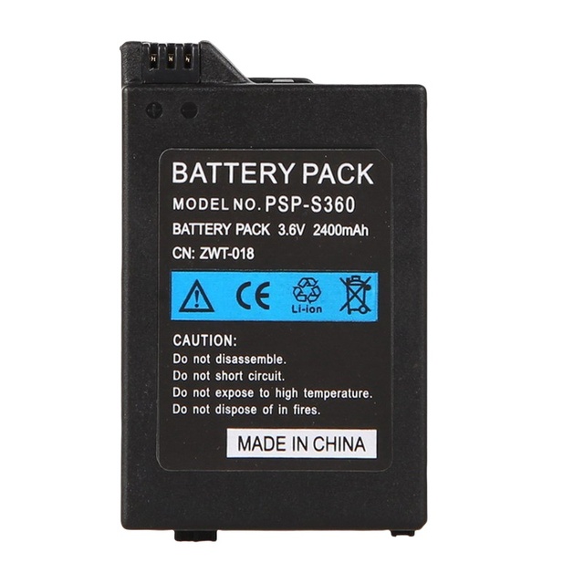 REAL CAP Replacement Battery PSP-S360 2400Mah for Sony PlayStation Portable PSP2000 PSP3000 Console Factory OEM Customized
