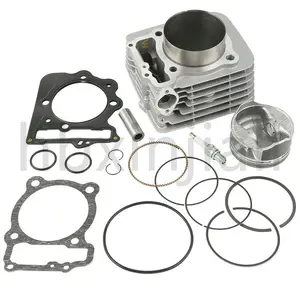 Conjunto de piezas de ATV, conjunto de piezas de culata de cerámica de gran diámetro, kit completo de bloques de cilindro de motor para Honda TRX400 1999 2008