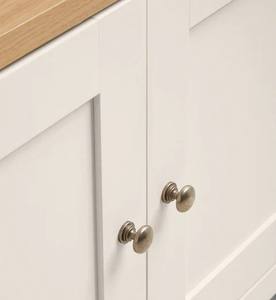 מודרני עץ אלון אפקט אחסון סולם ספרים מתכווננת מדפים 2 דלתות עבור תצוגת חדר שינה במשרד סלון עשוי עץ - Product Image 6